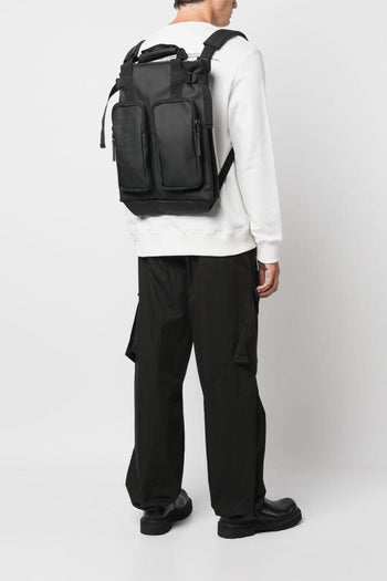 Borsa Nero Unisex Logo Stampato - 4