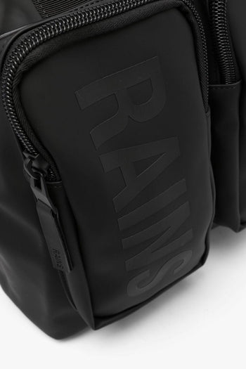 Borsa Nero Unisex Logo Stampato - 5