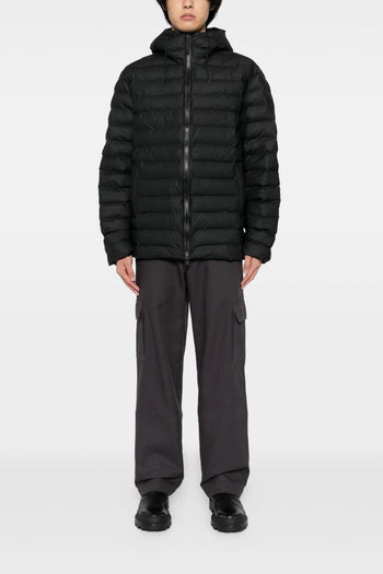 Giubbino Nero Unisex con Cappuccio - 2