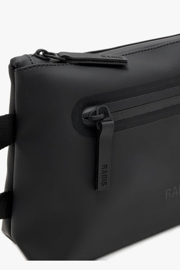 Pochette 2 Zip Cosmetic Bag Large Uomo Nero - 3