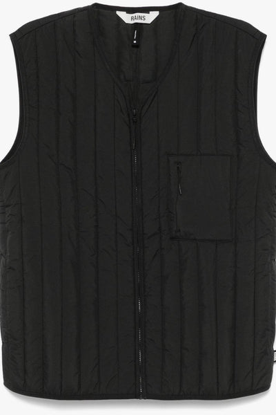 Gilet Nero Unisex Trapuntato