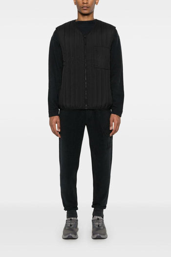 Gilet Trapuntato Uomo Nero - 5