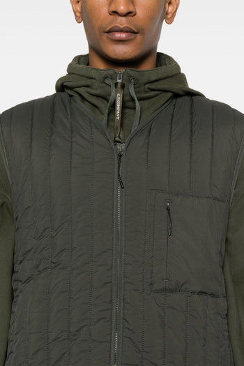 Gilet Verde Uomo Trapuntato - 4