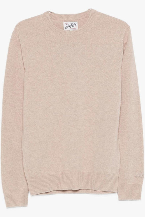 Saint Barth Maglia Beige Uomo Regent