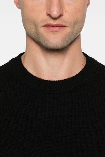 Maglia Nero Uomo Girocollo - 4