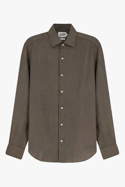 Saint Barth Camicia Raphael Uomo Verde Scuro