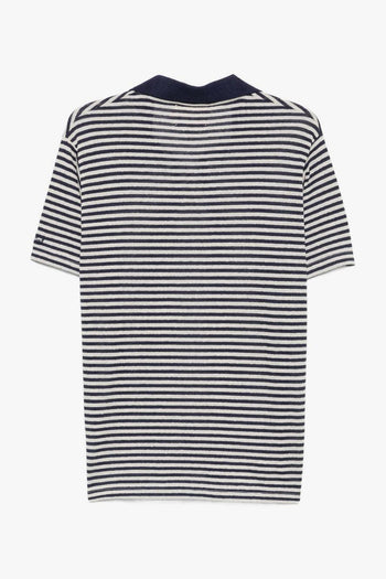 Saint Barth Polo Rigata Uomo - 2