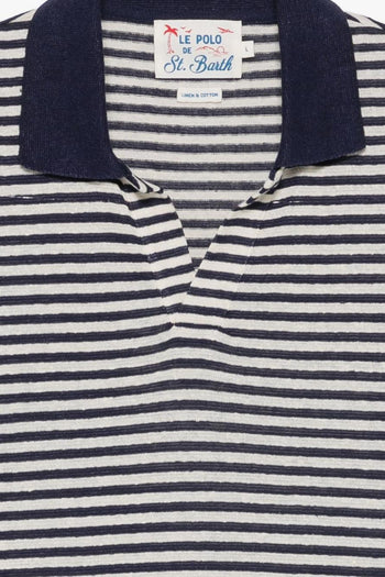 Saint Barth Polo Rigata Uomo - 3