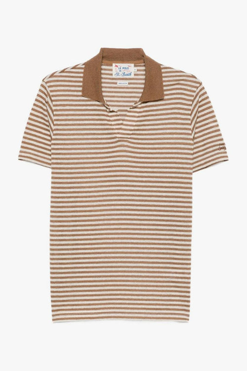 Saint Barth Polo Rigata Uomo