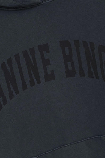 Felpa Blu Donna Cappuccio Stampa Logo - 3