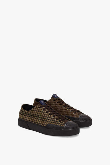 2432 Works Wool Patchwork Uomo Scarpa Marrone - 3