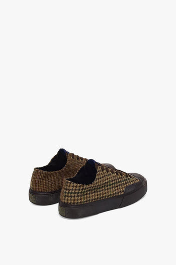 2432 Works Wool Patchwork Uomo Scarpa Marrone - 4