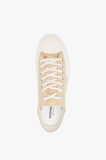 Scarpa 2432 Works Low Cut Uomo Beige - 2