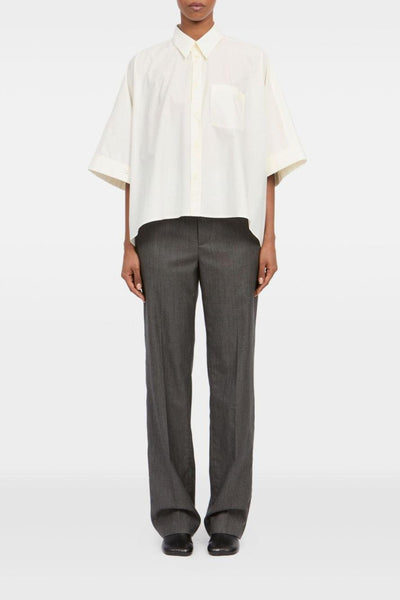 Camicia Bianco Donna Maniche Corte