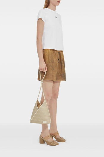 T-Shirt Bianco Donna Logo - 2