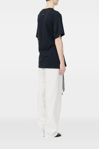 T-Shirt Nero Donna Paillettes - 3