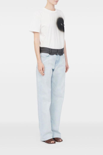 Jeans Banda Vita Donna Blu - 2