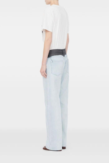 Jeans Banda Vita Donna Blu - 3