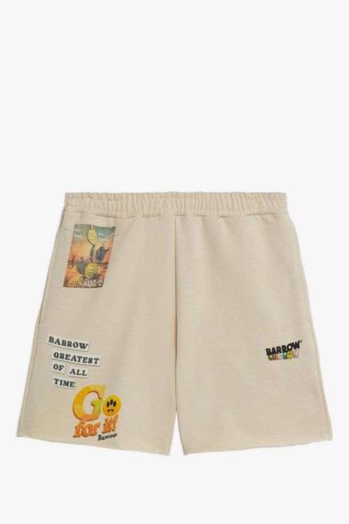Short Stampato Uomo Crema