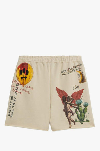 Short Stampato Uomo Crema - 2