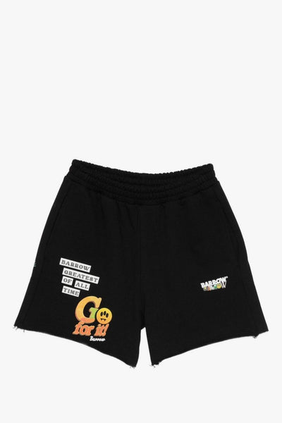 Short Stampato Uomo Nero