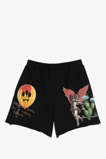 Short Stampato Uomo Nero - 2