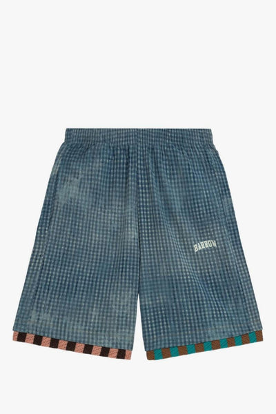 Short Blu Uomo a Quadri