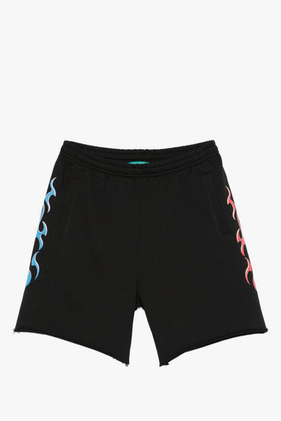 Short Fiamme Uomo Nero