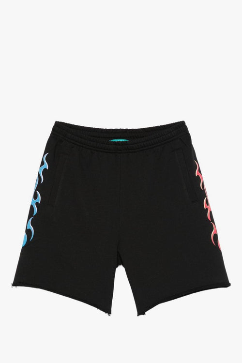 Short Fiamme Uomo Nero