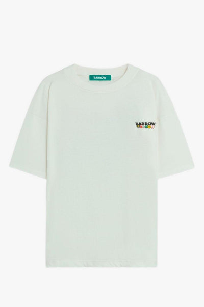 T-shirt Bianco Uomo Stampa Angelo