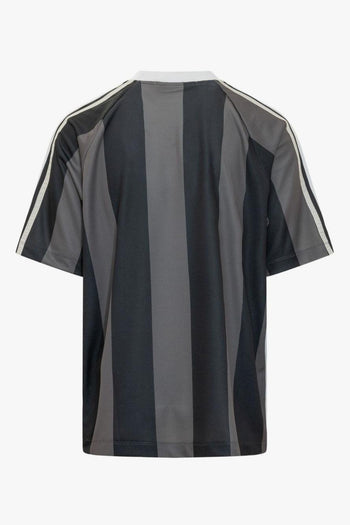 T-shirt Righe Verticali Uomo Nero - 2