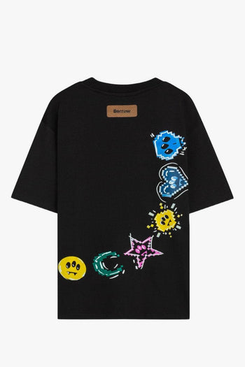 T-shirt Nero Uomo Grafica Pixel - 2