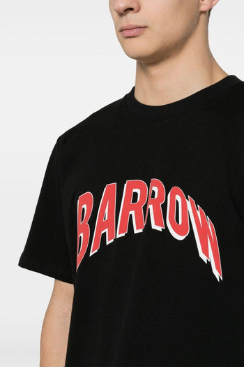 T-shirt Nero Uomo Stampa Logo - 4