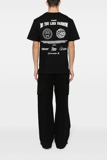 T-shirt Nero Uomo Stampa Logo - 6