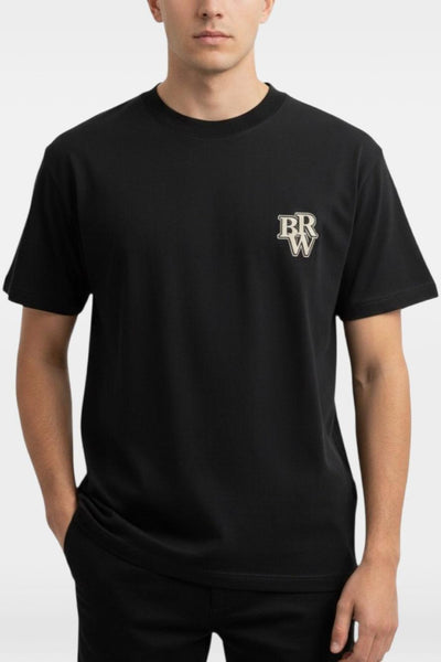 T-shirt Emoji Spinato Nero Uomo