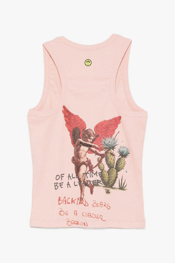 Top Smanicato Donna Rosa - 2
