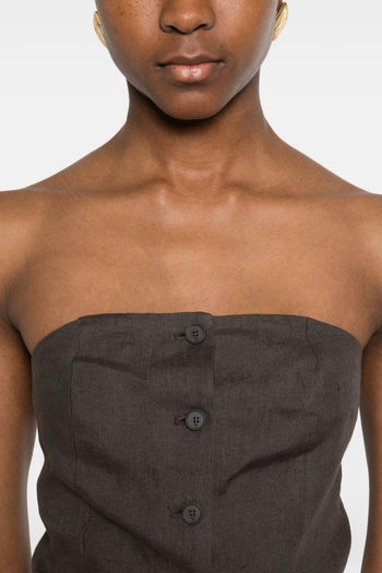 Bustier Marrone Donna - 4