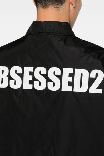2 Giubbotto Nero Uomo Motivo Obsessed2 - 3