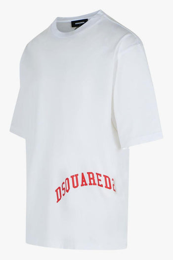 2 T-shirt Bianco Uomo Motivo Logo - 3