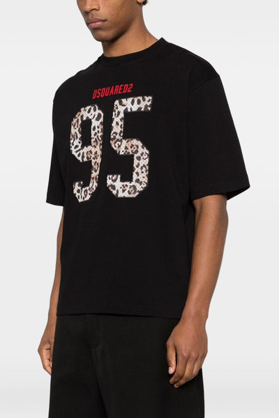 2 T-shirt Nero Uomo Numero 95