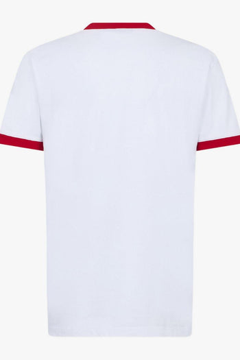 2 T-shirt Bianco Uomo Stampa Grafica - 2