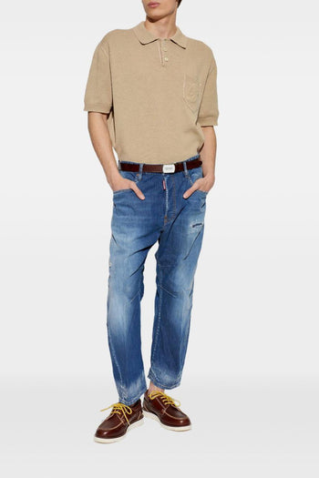 2 Polo Taschino Uomo Beige - 3