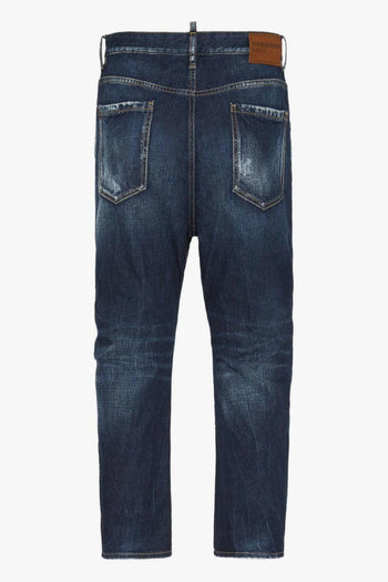 2 Jeans Blu Uomo Gamba Affusolata - 2