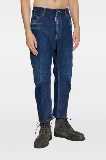 2 Jeans Blu Uomo con Sbaffature - 2