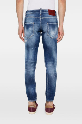 2 Jeans Blu Uomo Effetto Vissuto - 3