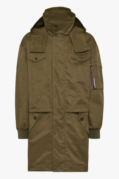 2 Giaccone Parka Uomo con Cappuccio