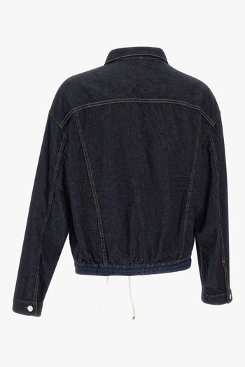 2 Giubbotto Blu Uomo Denim - 5