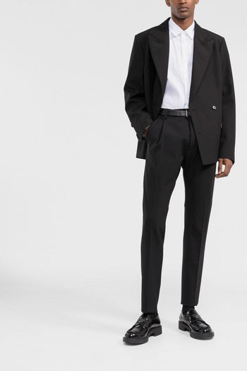 2 Camicia Bianco Uomo Placca Logo - 5