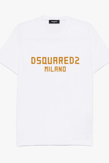 2 T-shirt Bianco Uomo Stampa Logo - 4