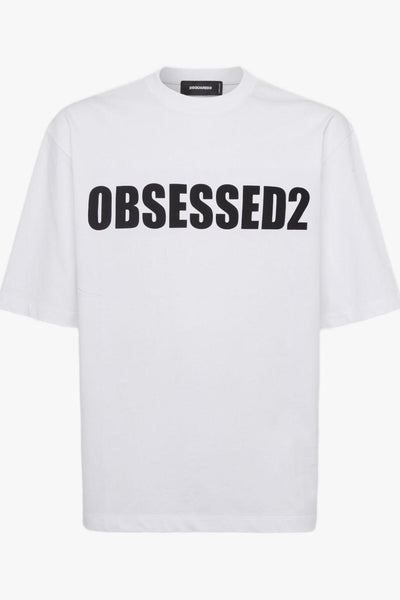2 T-Shirt Bianco Uomo Obsessed